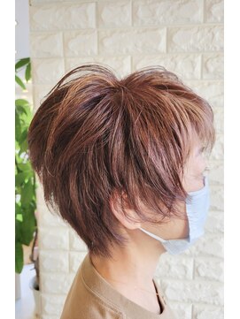 松本平太郎美容室 吉祥寺パートファイブ(PART5) シャギーショート×イノアカラー×ハイライト