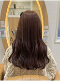 20代30代40代大人可愛い髪質改善カラー透明感ピンクブラウン