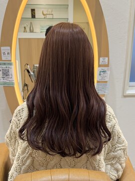 アドラーブル けやき通り店(adorable) 20代30代40代大人可愛い髪質改善カラー透明感ピンクブラウン