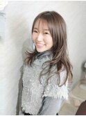 極細ハイライト＋ロングレイヤー