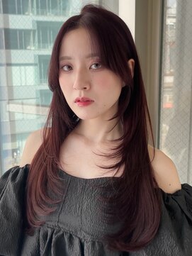 ニューヨークニューヨークマザーズ(NYNY Mothers) ハイレイヤー/ワンカール/ロング/チェリーレッド