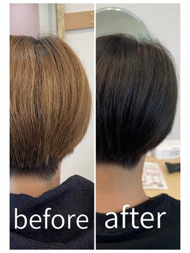 エル(Ele’) ダークシルバーアッシュ＋ヘッドスパ＋艶トリートメント