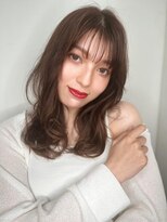 カバーヘア ブリス 上尾西口店(COVER HAIR bliss) 透けバングヘーゼルグレージュくびレイヤーp1上尾20代30代40代