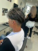 メンズサロン キング 心斎橋店(Men’s salon K!ng) ホワイトメッシュ/ツイスト/ツイスパ/パーマ/メンズ/眉毛/心斎橋