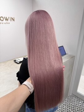 エン 栄店(enne) ココアベージュ/クラゲヘアー/ボブレイヤー/小顔/オリーブグレー