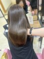 ジェンダーヘア(GENDER hair)&nbsp;縮毛矯正＆水素カラー♪私も癖毛なので悩みに寄り添いたいです♪