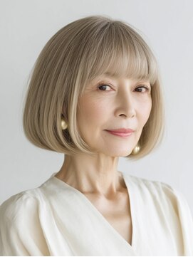 ビフィーノ リルネ(Bifino Rilune) クラゲヘアー/小顔/ココアベージュ/オリーブグレー/川西