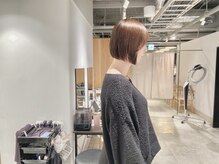 ゴウトゥデイ 渋谷MODI店(GO TODAY)の雰囲気（小頭＋首長シルエット 大人可愛いボブ×オリーブブラウン）