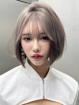 イキ 表参道(iki omotesando) 韓国風ショートボブ/レイヤーカット/ブリーチカラー