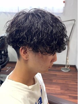 リ メイロ(Re.Meiro) 波巻きプードルマッシュ【メンズ/パーマ/眉毛/沖縄市/美里】