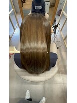 スリーユニークヘアー(3uniQ hair)&nbsp;オリーブベージュ×髪質改善トリートメント