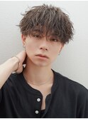 【メンズパーマ】ツイストショートマッシュ