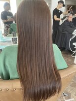 ヘアーディア みどり店(Hair...DiA)&nbsp;グレージュカラー、Aujuaトリートメント