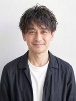 モッズヘアメン 札幌月寒店(mod's hair men)&nbsp;無造作ブラック大人刈り上げフェザーパーマショート30代40代p1