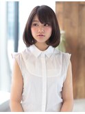 ナチュラルな小顔ボブ