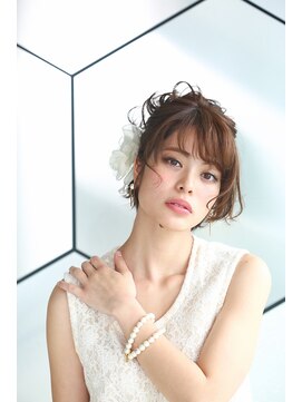 アジュール ヘアデザイン(Aｊu r hair design) 【Aju-r hair design 】ブライダルヘアアレンジ