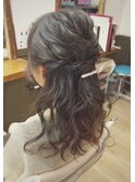 (久留米/村山)ナチュラルハーフアップ