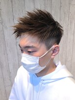 ヘアサロン フラット(hair salon flat)&nbsp;学生人気アップバングショートジェットモヒカン刈り上げ20代30代