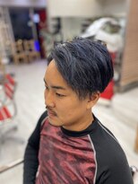 ヘアー ラボ エムツー(hair lab m2) ブルーメッシュ×フェード