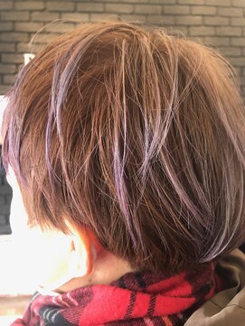 リベア トウキョウ 東大島店(Rever Tokyo) 刈り上げボブ/短めバング/ラベンダー[東大島/東大島駅]