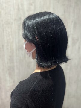 テトテ 門戸厄神店(tetote) /顔回りレイヤー/黒髪ボブスタイル/