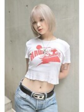 ディア(.eer) 夏おすすめカラー/ハイトーンボブ/ホワイト系カラー