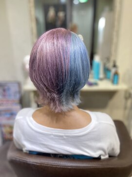 リアリス フレーゼ(Realis Fleuze) ツートーンカラー☆ラベンダー&ペールブルー