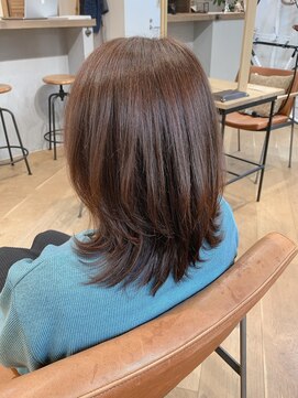 ノル(Knoll) セミディ/ピンクベージュ/似合わせカット[銀座/日比谷/東銀座]