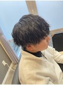 波巻きパーマ