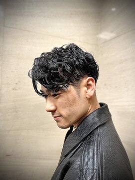 プラウド(PROUD) ビジネスパーマスタイル/田町/理容室/七三