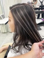 ブラウン(Brown) ハイライトグレー