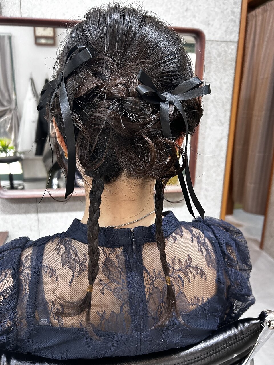 結婚式ヘアアレンジ/ヘアセット/ミディアム：L214882636