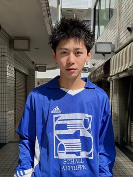 ヒュージ 表参道(huge) スパイキーショート/束感ショート/ツーブロックマッシュ