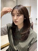 【中澤彩乃】20代30代レイヤーカットワンカール小顔カット吉祥寺