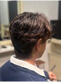 アイロンパーマで作る大人のフェザーパーマ