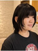 ウルフカット、ブルーブラック、20代、30代、学割24