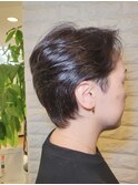40代50代60代×耳かけショートレイヤー×イノアカラー