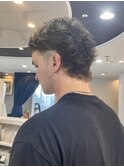 メンズマレットヘア