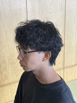 ニアウ 伊勢崎連取店(Niau) 波巻きスパイラルパーマシャドウパーマセンターパート眉毛