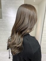 エクラ バイ キョウト(eclat by kyoto)&nbsp;オリーブベージュ/レイヤーカット/巻き髪/二条美容室/髪質改善