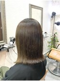 オリーブカラー 透明感カラー レディース 宇都宮