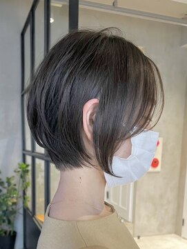 ディバイン 船橋店(divine) 船橋ショートボブくびれショートイルミナカラー顔周りレイヤー