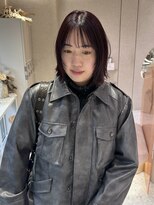 マイル 渋谷(mile)&nbsp;暗めカラーカシスカラー×レイヤーボブ
