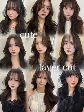 ヴェルア 四条烏丸 四条大宮(Velua) 20代30代暗めカラー韓国レイヤーロング