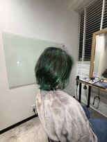 ログスラッシュ(LOG/)&nbsp;ミスティグリーン・ニュアンスパーマ♪