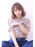 外ハネミディアムココアベージュ