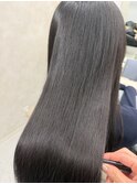 ラベンダーグレージュ×髪質改善プリンセストリートメント