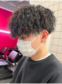 マッシュ/スパイラル/パーマ/メンズ/ツイスパ/波巻きパーマ