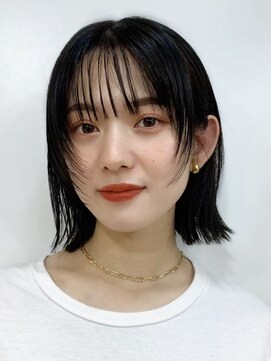 アイトーキョーエス 渋谷(AI TOKYO S) レイヤーボブ/オリーブベージュ/結べるボブ