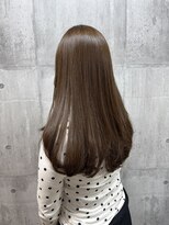 アリアバイエクラート 新宿南口店(ARiA by ECLART) ブリーチなしダブルカラー グレージュ